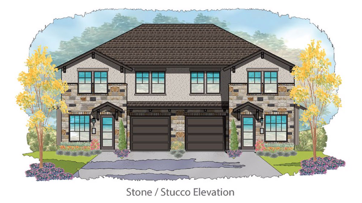 Stone Stucco elevation
